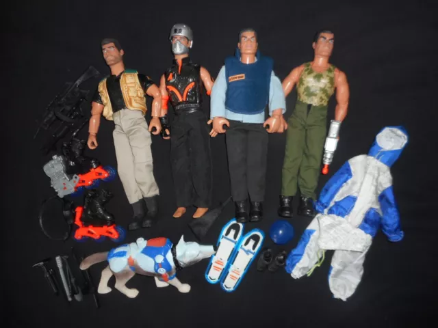JOB LOT BUNDLE ACTION MAN FIGURES ACCESSORIES Good Condition