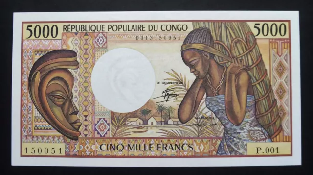 République Populaire du Congo - 5000 Francs - 1984