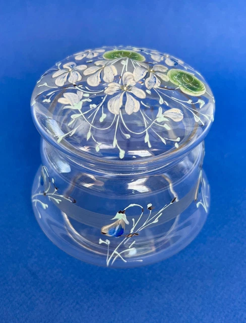 Bonbonnière / Boîte à Bijoux En Verre Vintage - Très Bon état