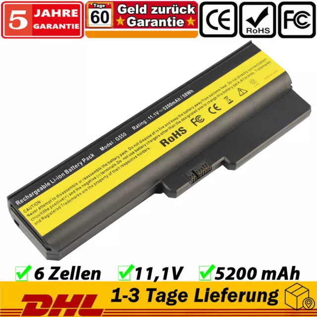 Akku Für Lenovo 3000 G430 G450 G530 G550 G555 Series L08S6Y02 42T4725