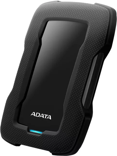 2TB ADATA HD330 USB 3.2 Gen 1 Durable External HDD Black