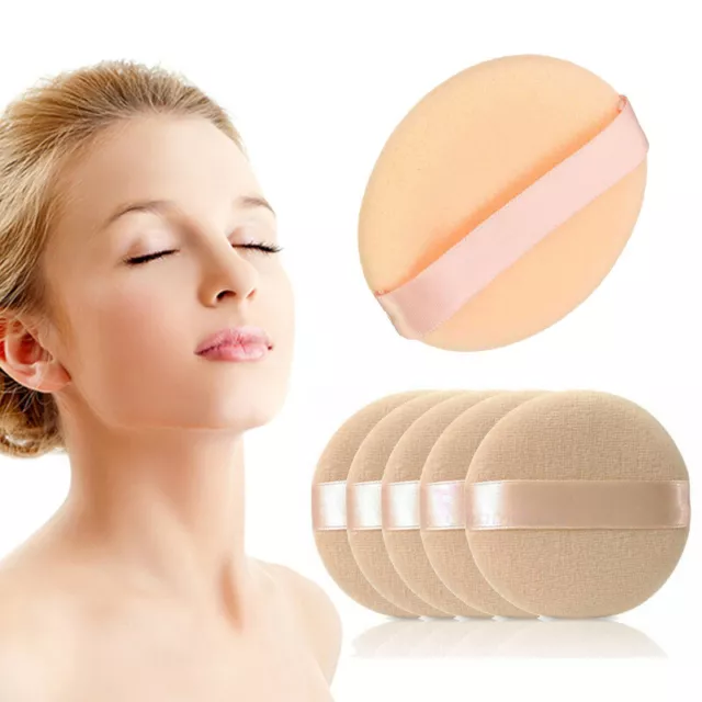 5 Pack Polvo Puff Maquillaje Esponja Batidora Corrector Base Spon