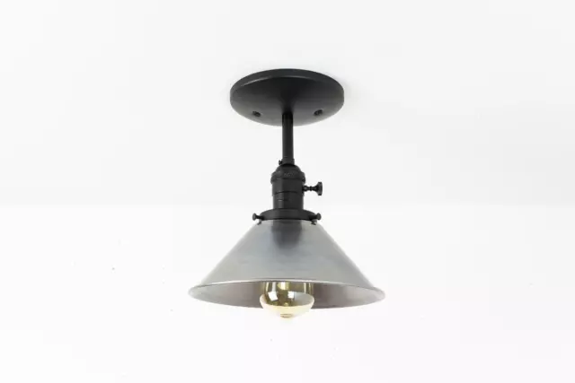 Mid Century Solid Brass Ceiling Light Modern Ceiling Light Industrial Lighting