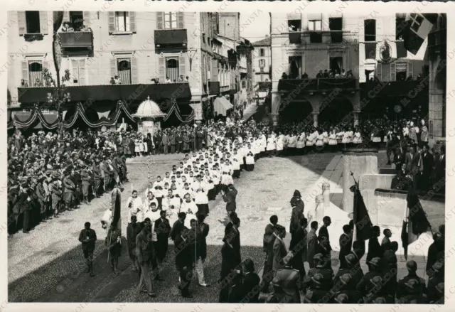 1936 LODI Terzo Congresso Eucaristico Diocesano Fotografia Tronchini Carenzi