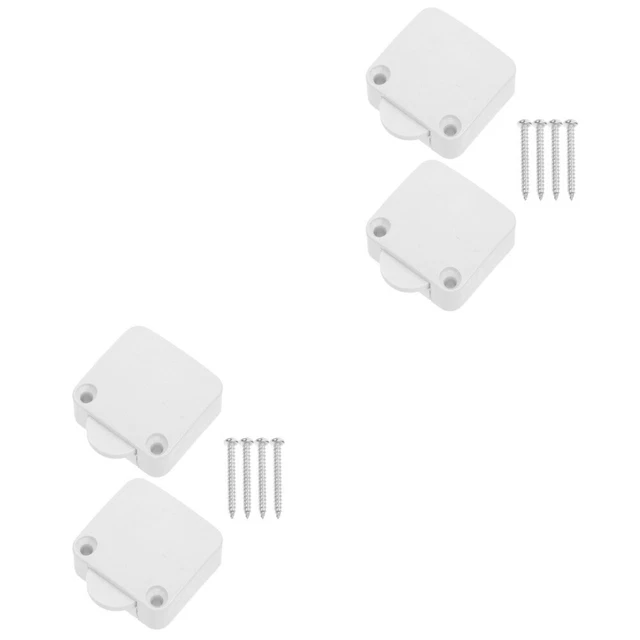 4 Pcs Abs Automatic Door Touch Wardrobe Closet Light