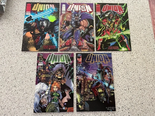 Union lot of 5 comics - #1,2,4,6,7