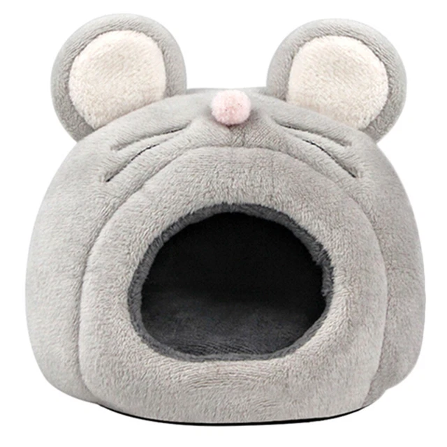 Rattenform Hamster Hideout Plüsch warmes Hausbett für Chinchillas Mäusen