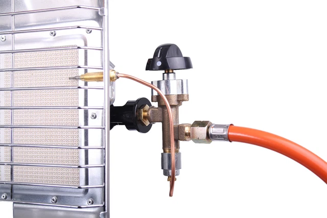 Gasheizstrahler Rothenberger ECO 4200 W Gasheizer Propan + Schlauch + Regler 3