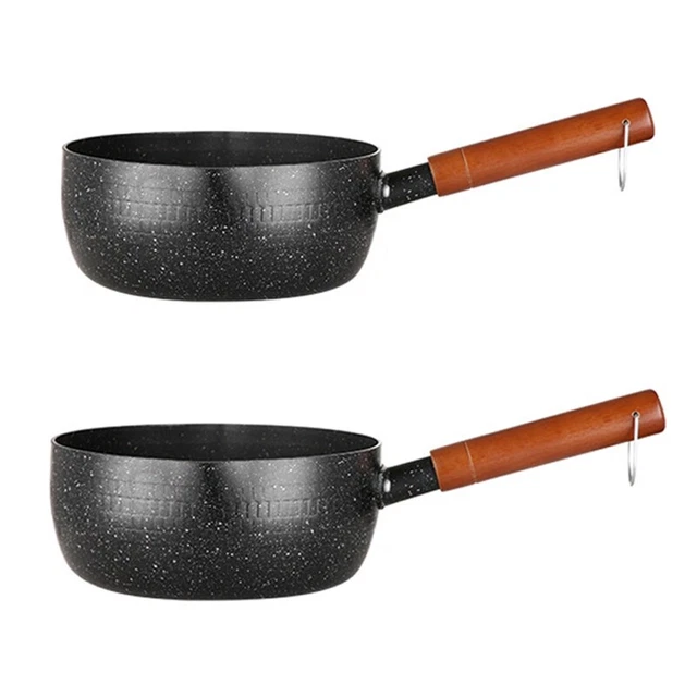 Pentola per salsa antiaderente padella per latte pentola per zuppa in lega di alluminio materiale per salsa 2 taglie