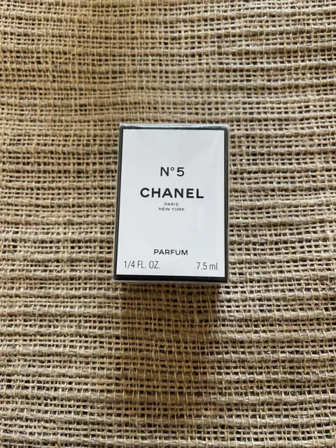 Vintage CHANEL NO. 5  Parfum 1/4 fl.oz./ 7.5 ML. SEALED Perfume