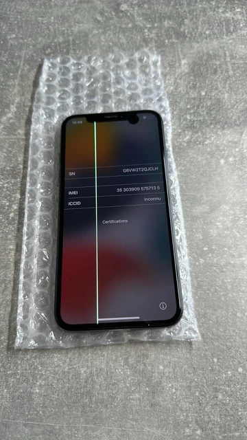 1367 - Apple iPhone X 64 Go -  GRIS SIDERAL