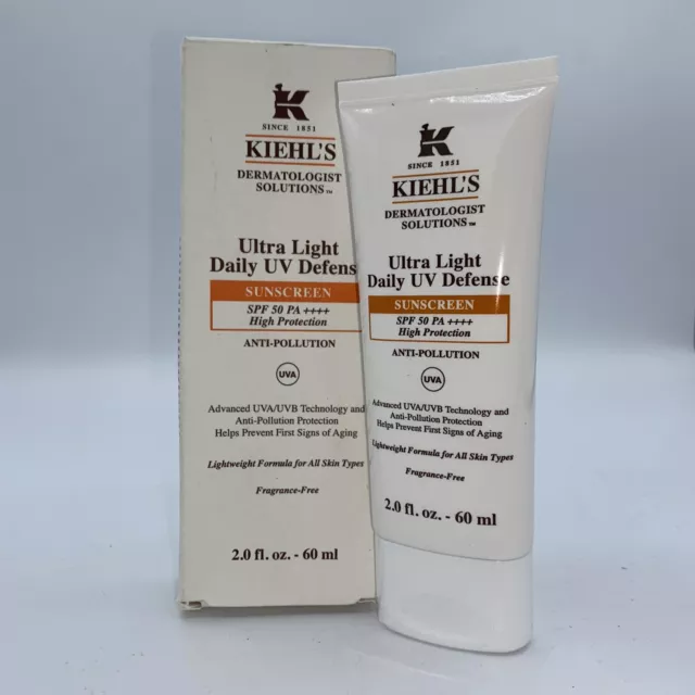 Kiehl's Ultra Light Daily UV Defense SPF 50 High Sunscreen Protection 60ml C40