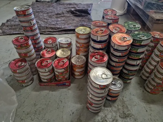 A Joblot Of X177 Tins Of N&D Cat Food - Various Flavours