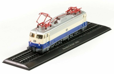 Scatola Ho 1:87 Atlas 448T Atlas 7153121 Locomotiva DB Baureihe E10 1266 1962 Nuovo 