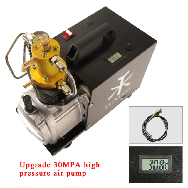 1*Compressore d'aria elettrico ad alta pressione PCP pompa aria compressore d'aria pompa 300 bar