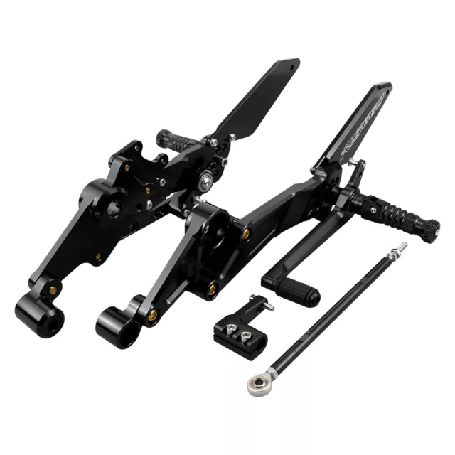 Racing Adjustable Rearset Footrest Footpeg Pedal for Aprilia RS660 2021-2023