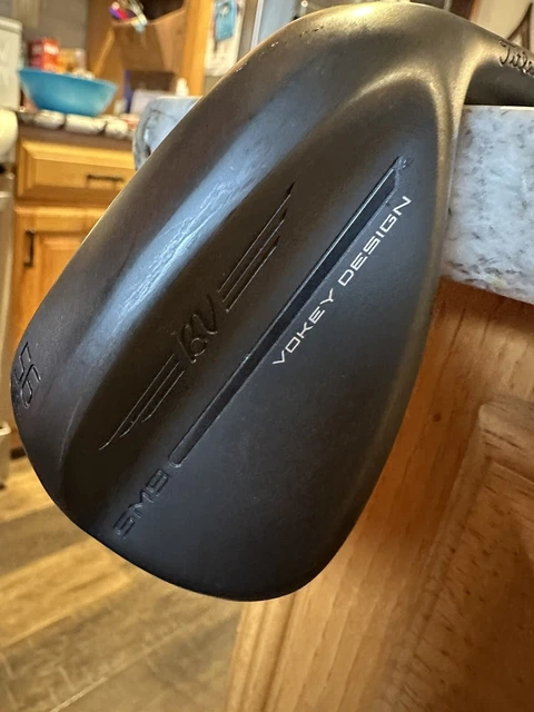 TITLEIST VOKEY SM9 Jet Black 56.10S Wedge Used 6 Rounds, New In 2024