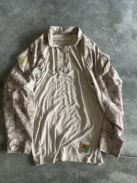 USMC FROG Combat Shirt Desert MARPAT Fire Resistant Gear Top MEDIUM REGULAR