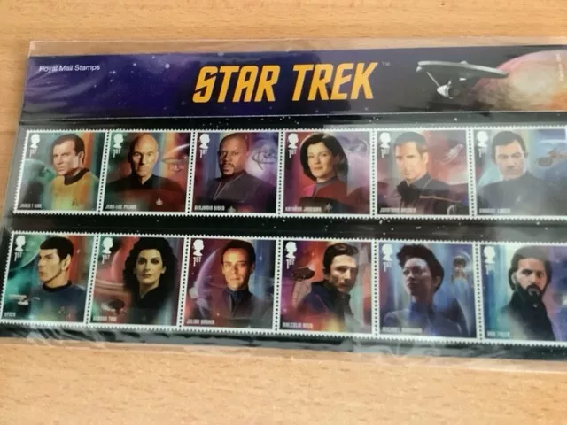 Set Star Trek Briefmarken