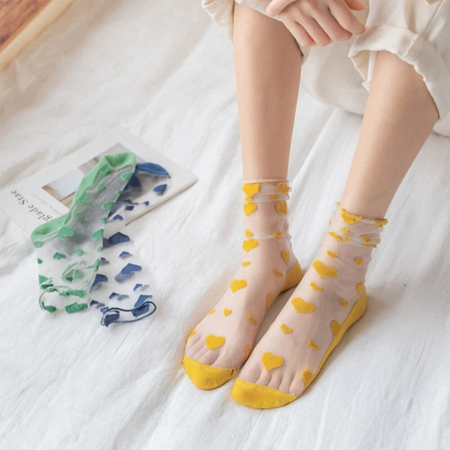 5 Pairs cotton Socks Chaussettes Respirantes Chaussettes Violettes Chaussett 3