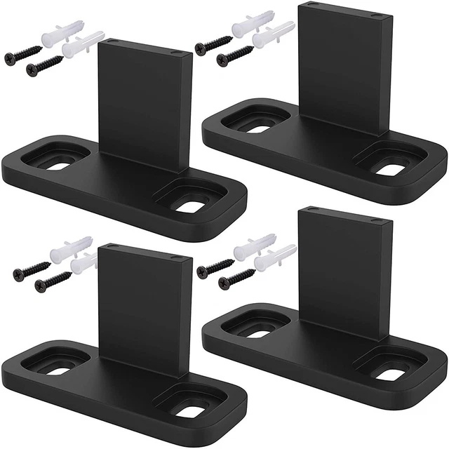 AU 4pc Floor Barn Door Guide Roller Bottom Sliding Stay Door Adjustable Hardware