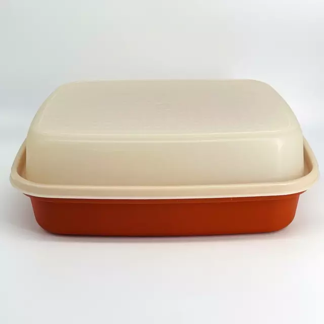 Vintage Tupperware 1294 Season N Serve Meat Marinade Container With LID,  Paprika 