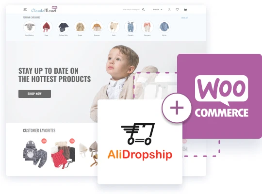 AliDropship Business avec conception de site Web gratuite et hébergement...