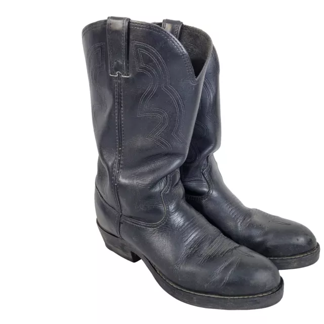 DURANGO FARM N RANCH BLACK WESTERN BOOT FR100 Men s Brand New Leather Size 7D 79.99 PicClick