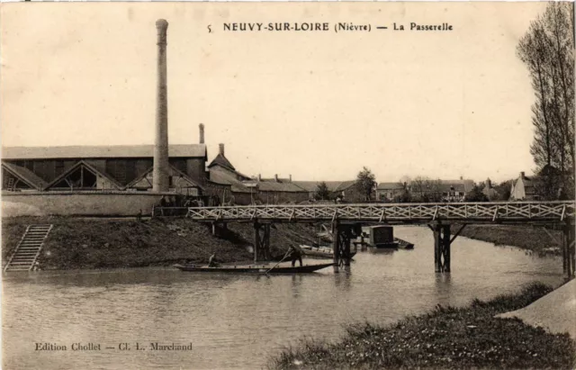 CPA NEUVY-sur-LOIRE - La Passerelle (293257)