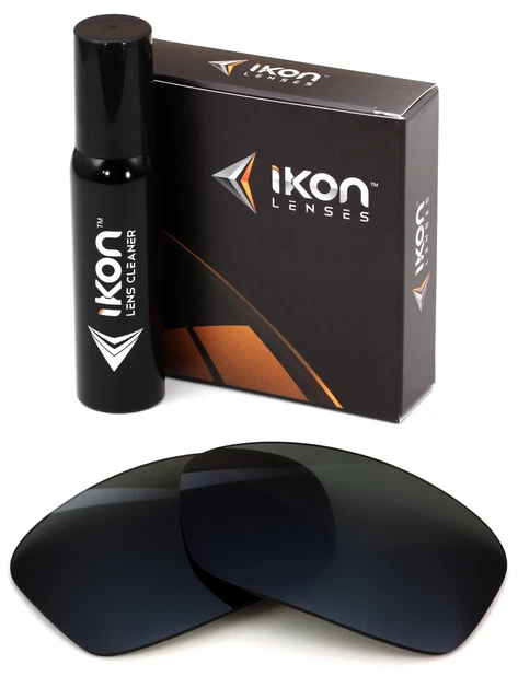 Polarized IKON Replacement Lenses For Dragon Double Dos Sunglasses Black
