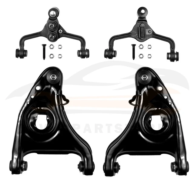 4 Pcs Front Control Arms Kit For 1995-2002 Ford Crown Victoria 4.6L Fits K80708
