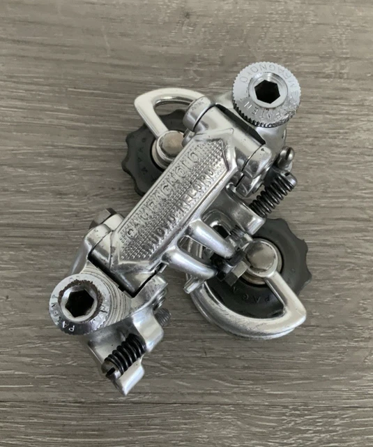 NOS 1970s Campagnolo NUOVO RECORD Rear Derailleur Pat 77 Road Bike NEW NOS 1970s Campagnolo NUOVO RECORD Rear Derailleur Pat 77 Road Bike NEW