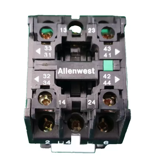 Allen West Contactor  UA11  110 Volt Coil 25 Amp