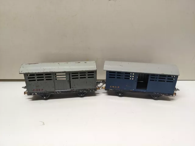 LR Louis Roussy Lot De 2 Wagons Couvert (02) en O