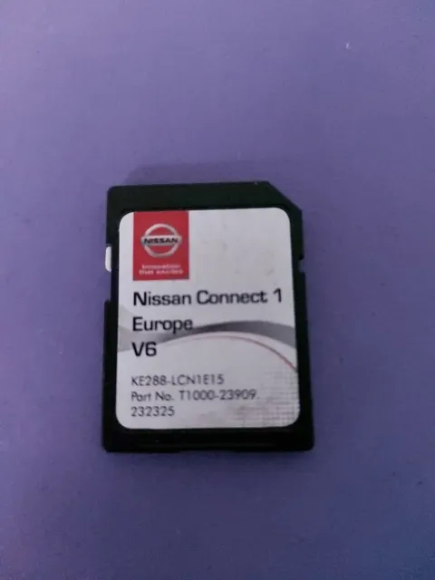 Nissan Connect 1  V6 Europe Sat Nav Sd Card T1000-23909