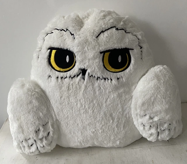Harry Potter large Hedwig The Owl Plush Soft Cushion Pillow Teddy 14”