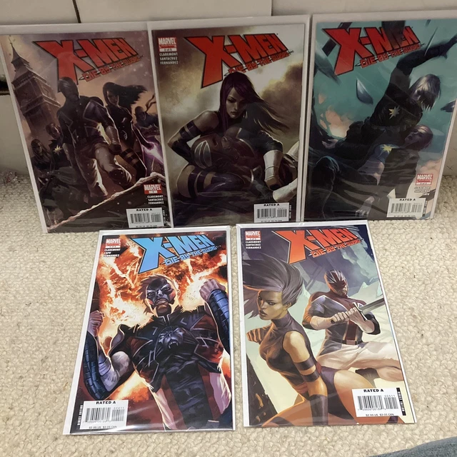 Marvel Comics - X-Men Die By the Sword #1 2 3 4 5  Set 1-5 Mini Series
