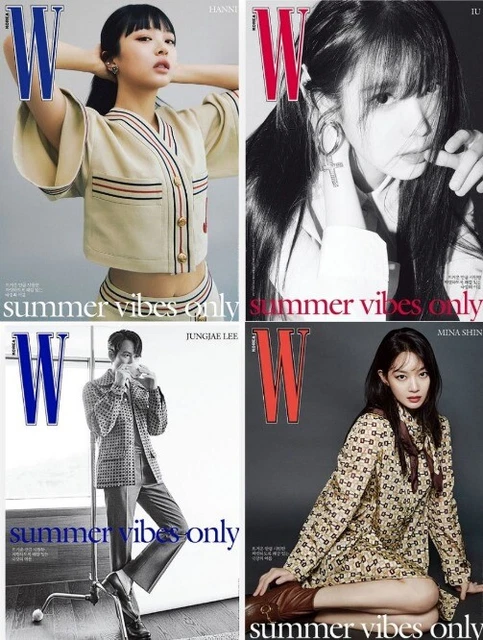 W KOREA MAGAZINE 2023 July NewJeans HANNI/IU/MINA SHIN/Jungjae Lee