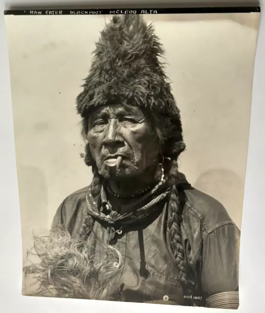 1910'S RAW EATER, Blackfoot Indian Tribe Native American Vintage 1 ...