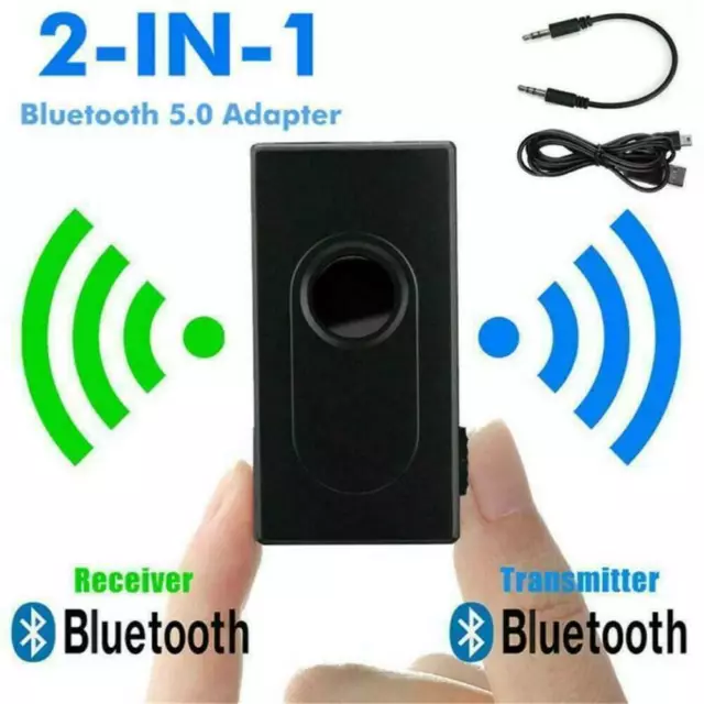 Bluetooth 5.0 Audio Transmitter Adapter Empfänger Musik Stereo Sender Receiver!!