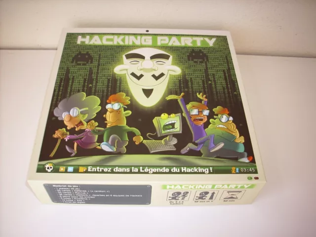 Jeu De Societe " Hacking Party " Witty Editions Complet En Boite Neuf