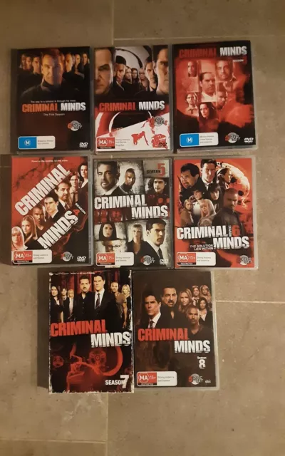 Criminal Minds Complete Series 1- 13 DVD's, Region 4 PAL