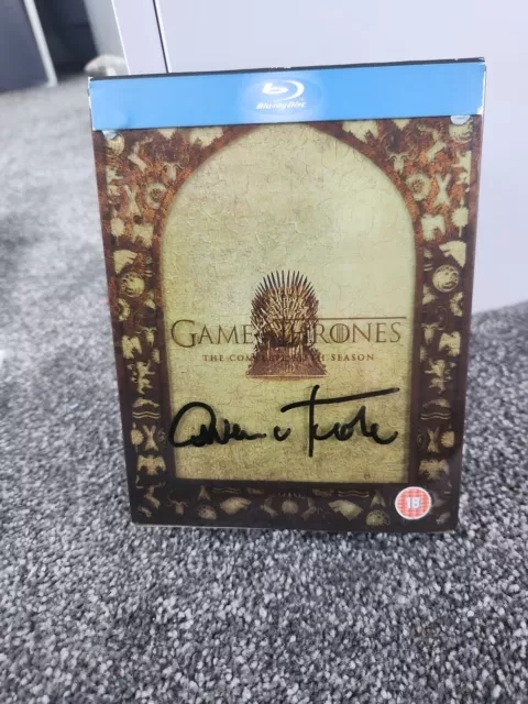 Game Of Thrones - Complete Season 5 Box Set - Blu Ray Signed By Owen Teale