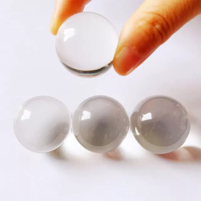 1.5 inch Solid Clear Acrylic Plastic Resin Balls & Spheres - Dia.38mm (4)