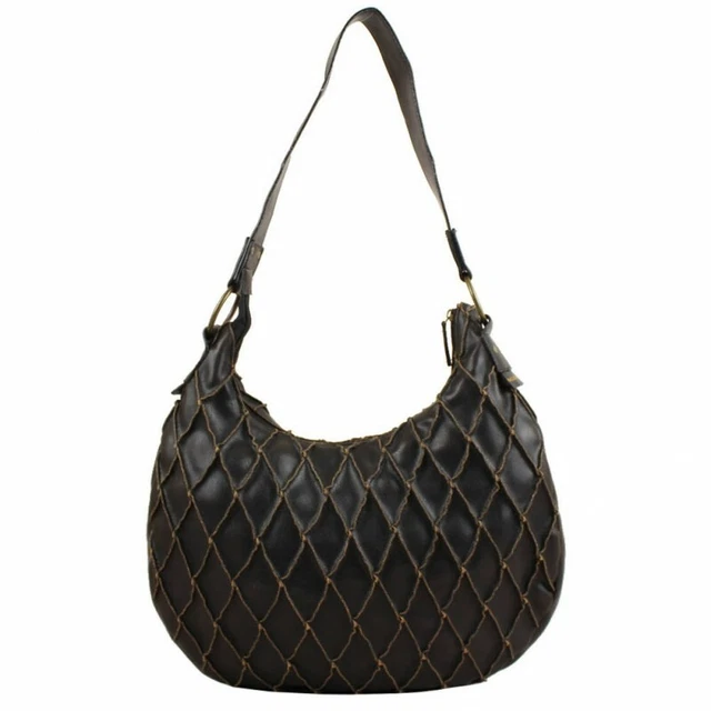 Sac demi-lune Paquetage - Baroque Noir