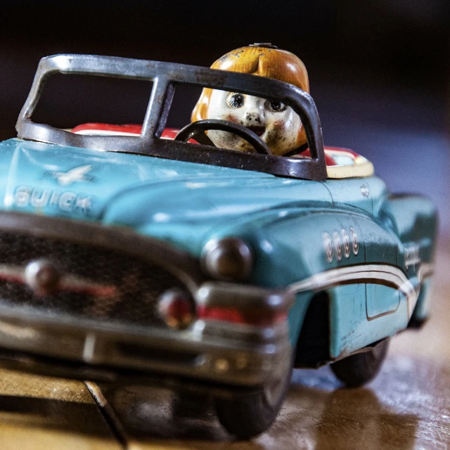 Jouets Voitures Tole Anciennes Dans Voitures, Camions Et Fourgons Miniatures