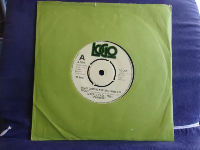 Alberto Y Lost Trios Paranoias - Heads Down No Nonsense Mindless Boogie - Go 323