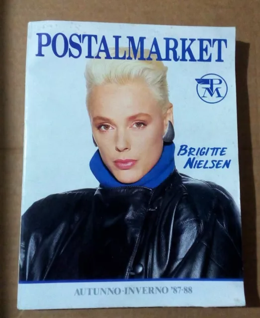 Catalogo Rivista Magazine POSTALMARKET Autunno-Inverno 1987-88 Brigitte Nielsen