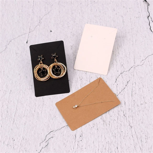 Supplies Earring Cards Necklace Card Holders Display Selling Self-Sealing Bags
