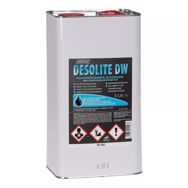 Autol Desolite DW (1:100) 4x5 Liter (20 L) Dieselsystemreiniger Fließverbesserer